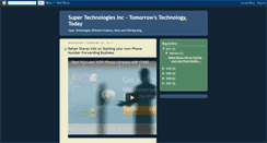 Desktop Screenshot of blog.supertec.com